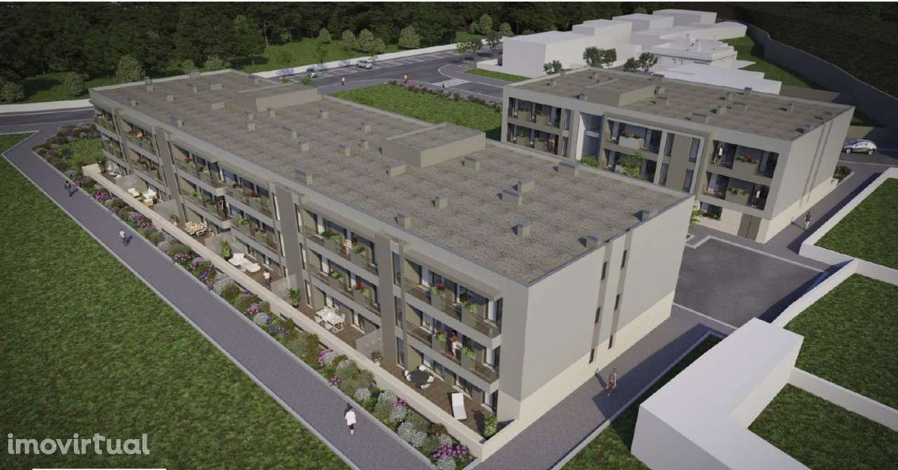 Apartamento T2+1 | Terraço | Novo | L.Garagem 2 Carros | Águas Santas - Grande imagem: 2/8