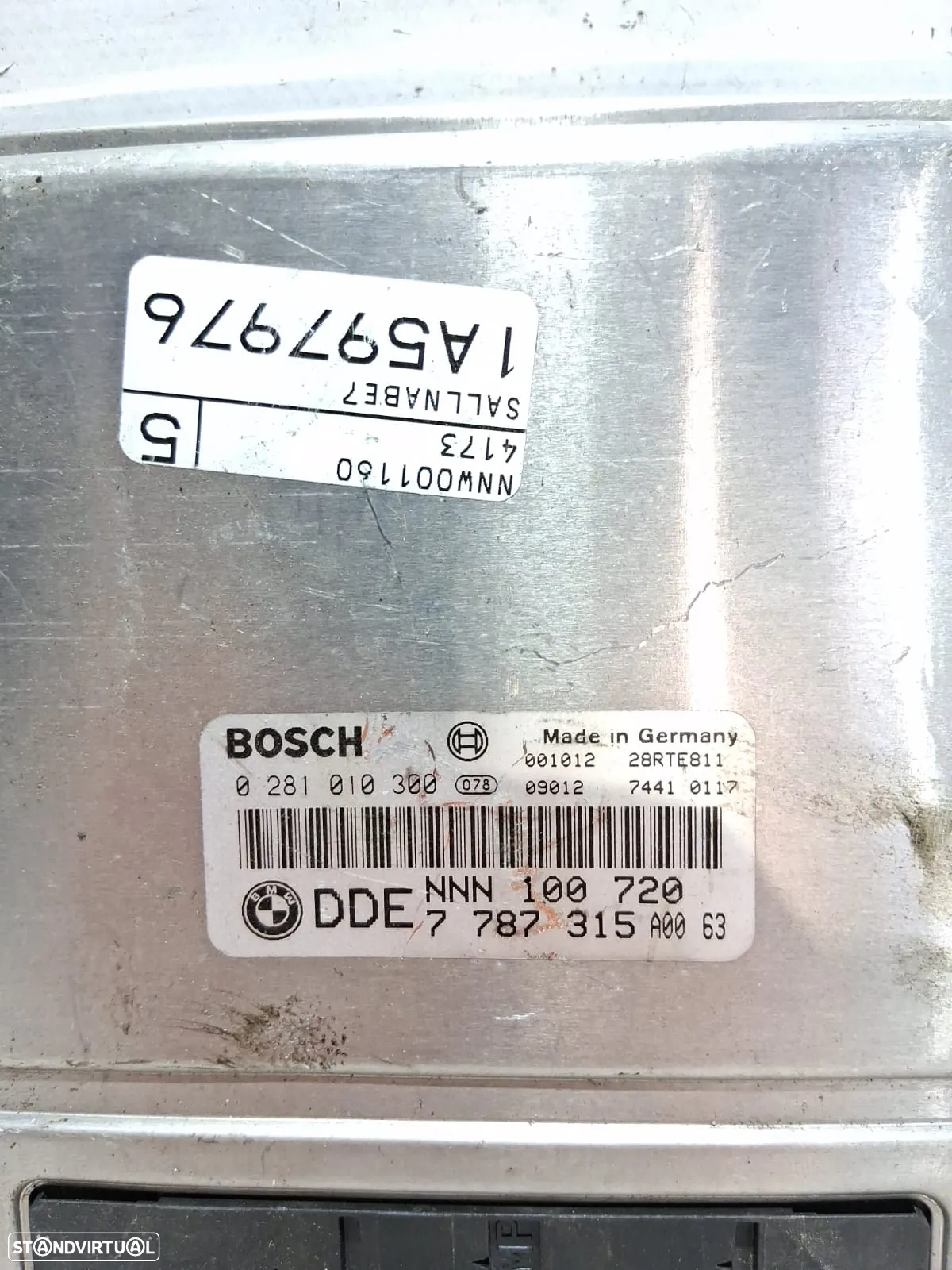 .Centralina Original Motor Bosch BMW Land Rover Freelander 2.0 M47D20 122cv 7 787 315 / 0 281 010 300 - 3