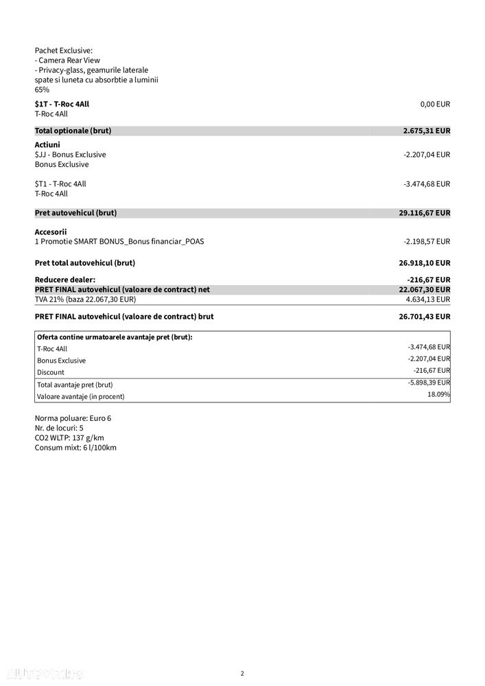 Volkswagen T-Roc 1.5 TSI DSG Life - 9
