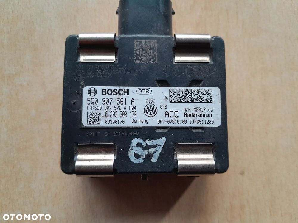 VW MODUŁ RADAR ACC 5Q0907561A - 2