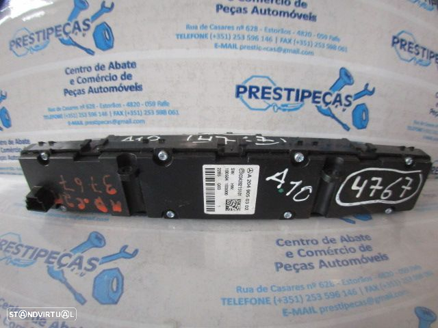 Interruptor A2049050302 MERCEDES C S204 W204 FASE 2  2012 200CDI 136CV 5P PRETO 4 PISCAS Danificado Falta Capa Dos Botões - 3