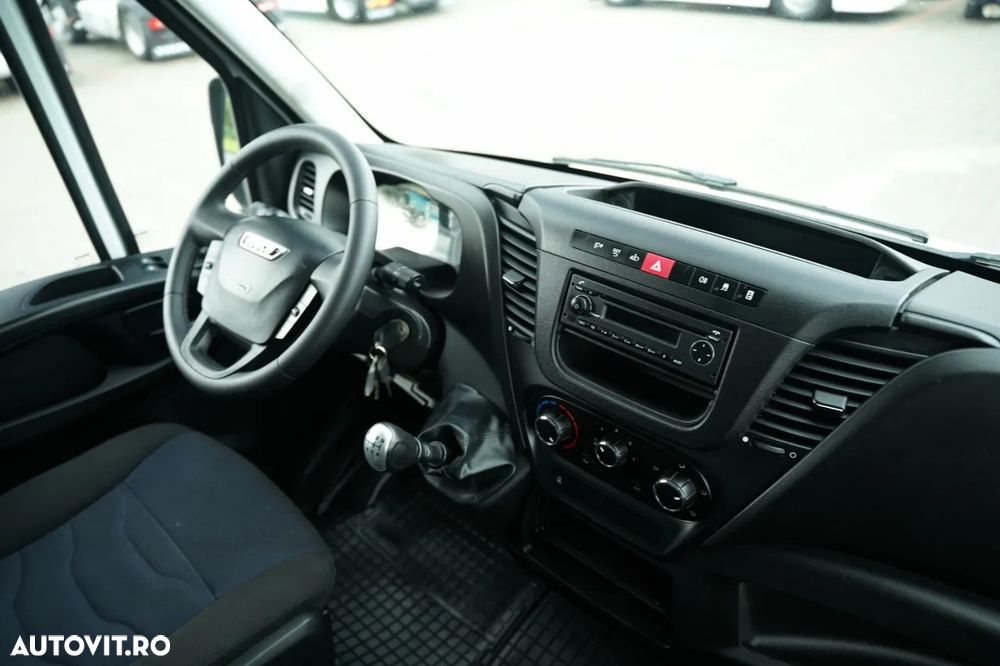 Iveco DAILY 35-160 / BASCULABILĂ - 2,9 M / BENĂ DIN OȚEL / ROȚI SPATE DUBLE / MANUALĂ / IMPORT - 32
