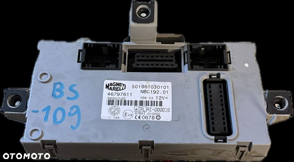 Sterownik Skrzynka Bezpieczników Komputer Moduł BSI Fiat 46797611 - 1