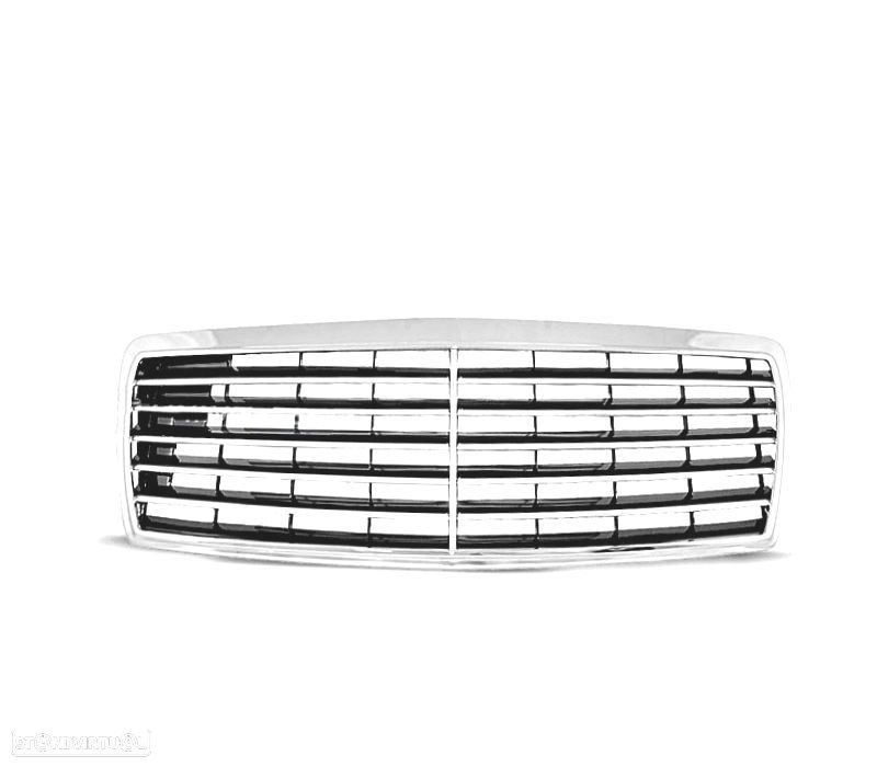 GRELHA FRONTAL MERCEDES W202 93-00 CROMADA - 2