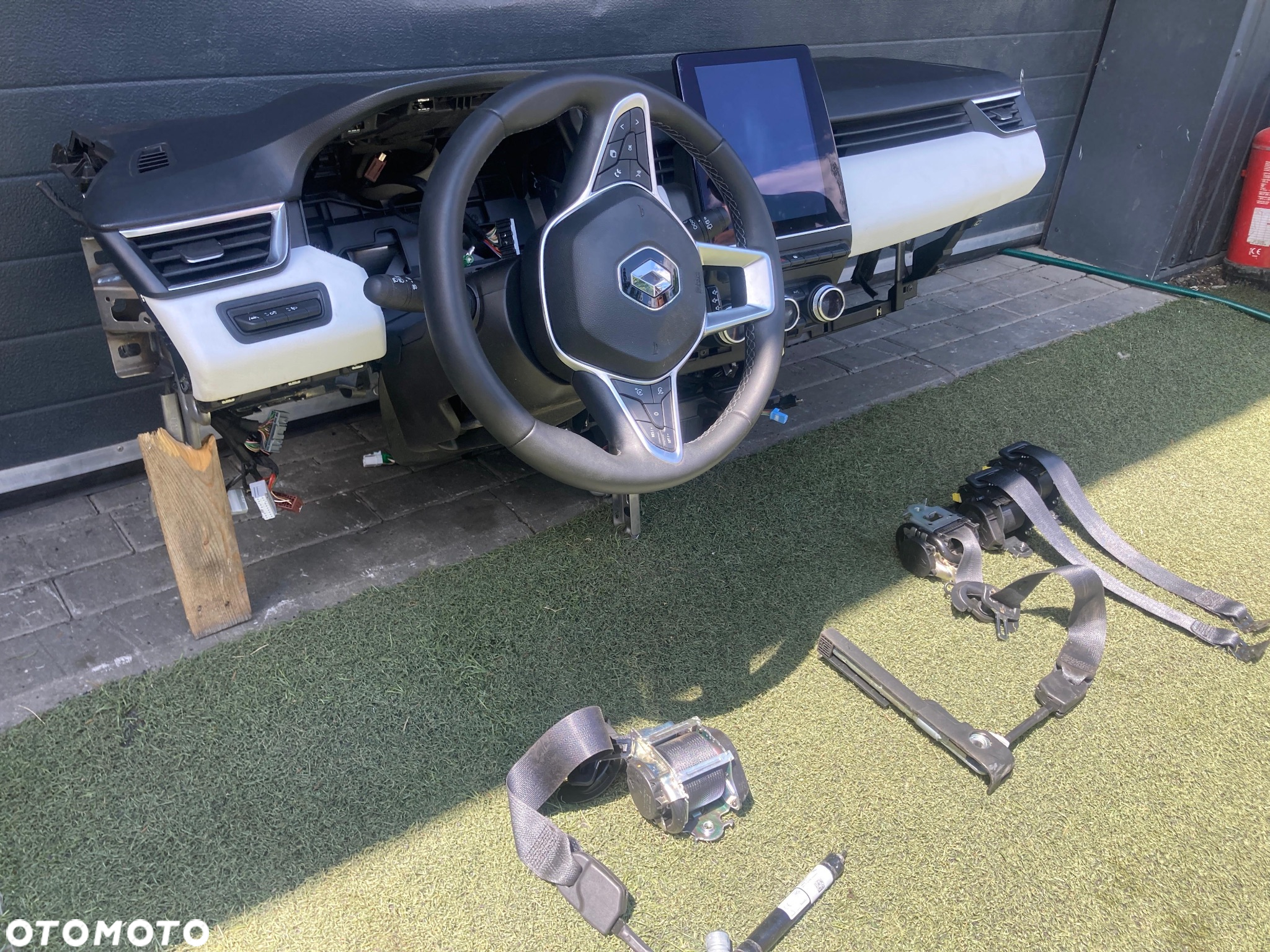 Deska konsola kompletna Renault Clio V oryginalna demontaż - 5