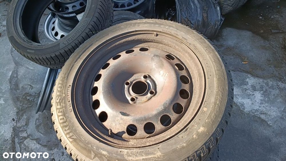 4x100 16 opel  Fiat grande punto et 37 otwór 56,6 felgi stalowe - 1