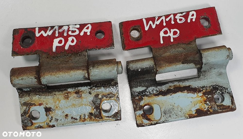 ZAWIASY DRZWI PRAWY PRZÓD PRZEDNIE MERCEDES W115 W114 PARA - 2