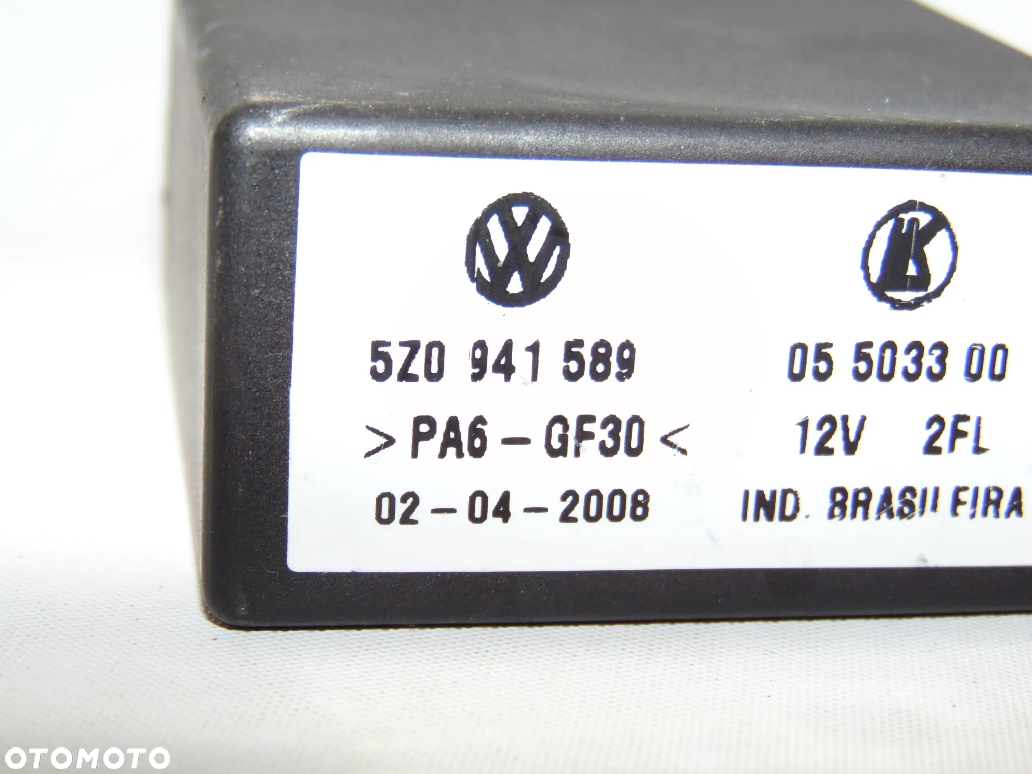 ORYGINAŁ moduł sterownik przekaźnik świateł 5Z0941589 VW Volkswagen Fox 03-11r - 8