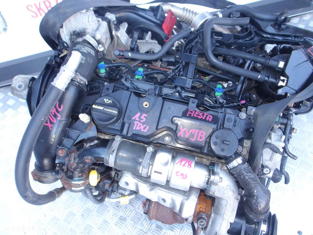 SILNIK KOMPLETNY FORD FIESTA 1.5 TDCI XVJB XVJC 128 TYS - 2