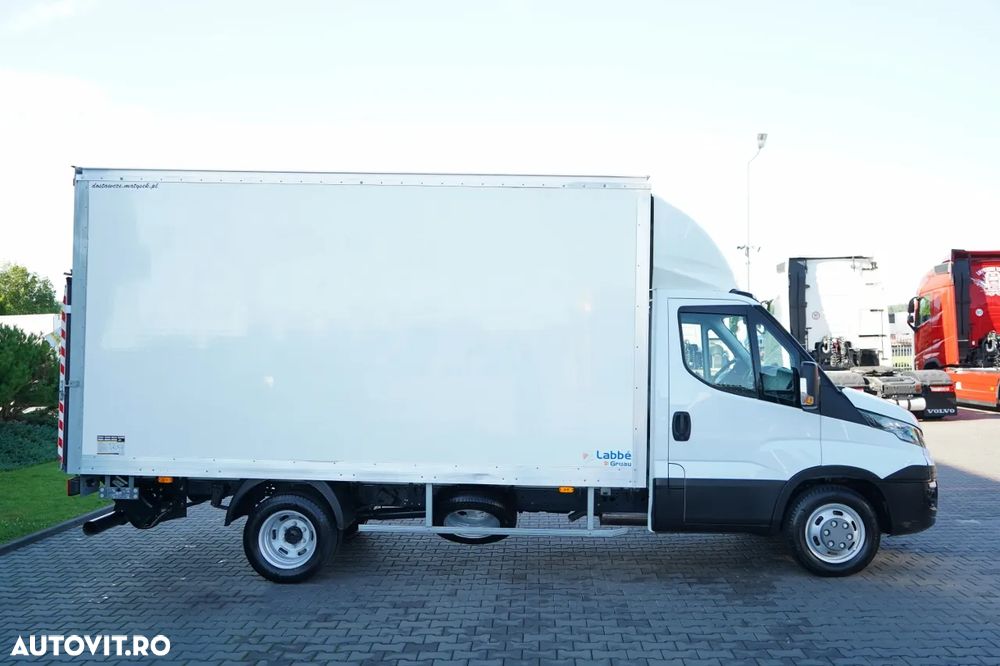 Iveco 35-160 / CONTAINER - 4,3 M / platformă elevatoare SORENSEN - 750 KG / MANUALĂ / IMPORTATĂ / EURO 6 - 8