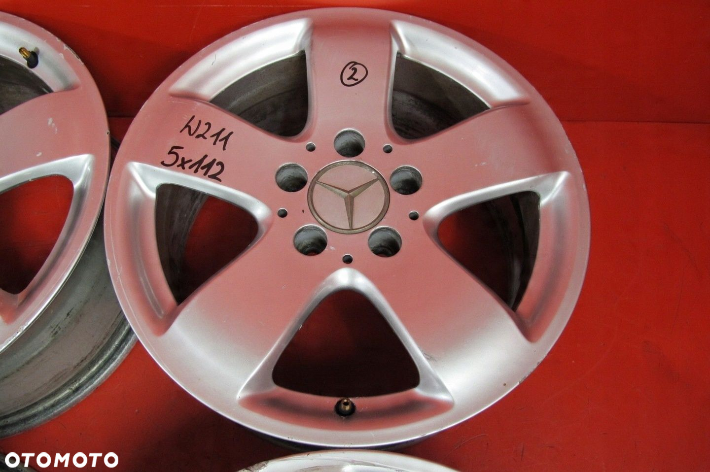 MERCEDES W211 E-KLASA FELGI ALUMINIOWE 16 5x112 7.5J ET42 A2114014502 - 5