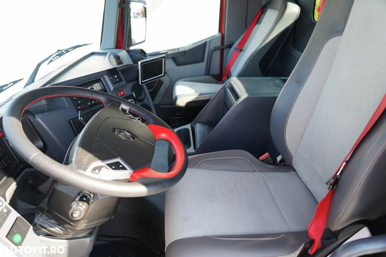 Renault C 430 / 8x4 / BASCULATOR DUBLU - 6M / HAYON HIDRODOXY / TRAPĂ / ANVELOPE 100% / IMPORTAT - 26