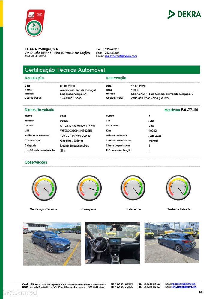 Ford Focus 1.0 EcoBoost MHEV ST-Line - 1