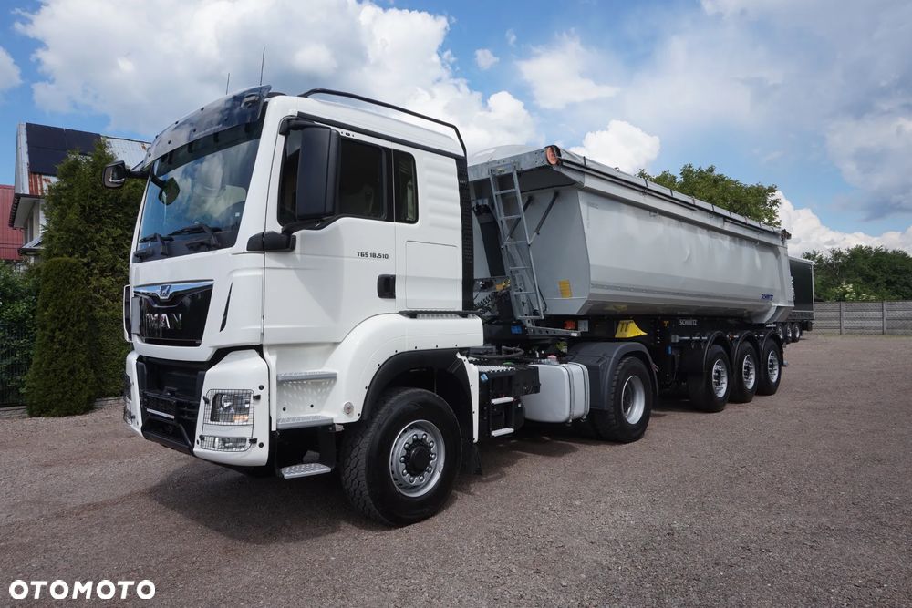 MAN TGS 18.510 4x4 HYDRODRIVE + SCHMITZ GOTHA STALOWA 28 m3.