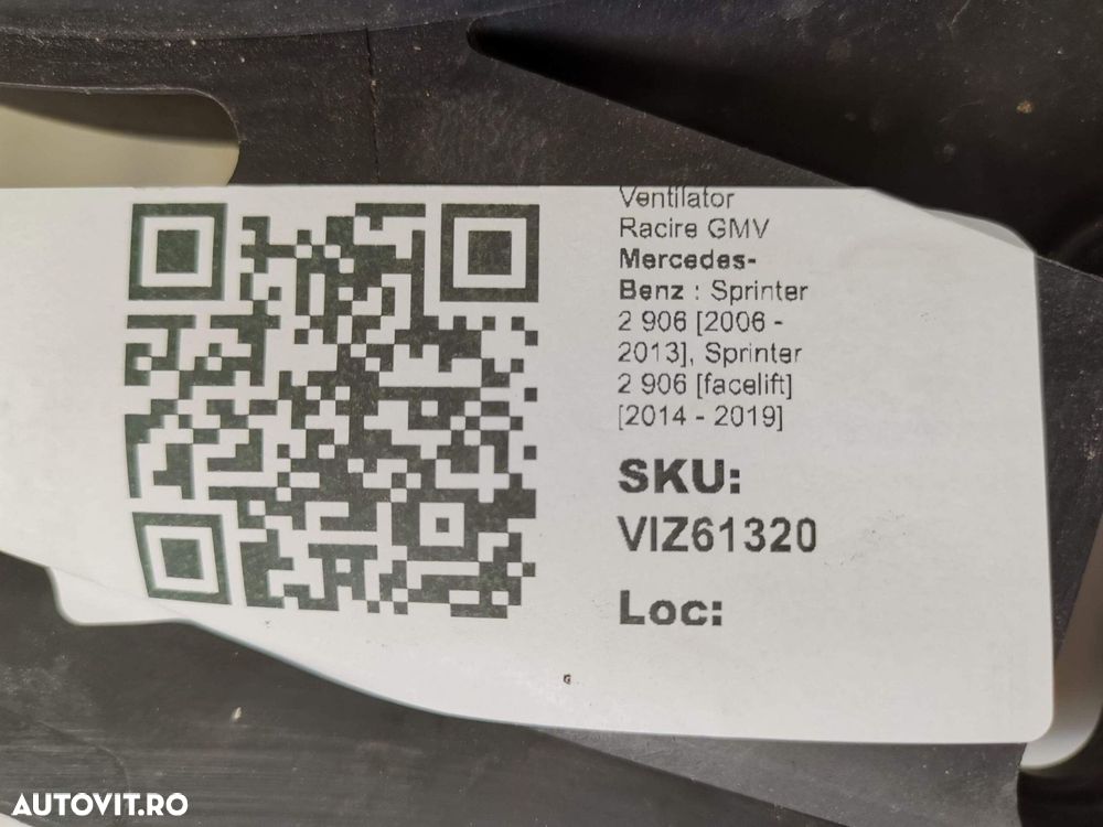 Carcasa Ventilator Racire GMV Mercedes-Benz Sprinter 2 906 2006 2007 2 - 8