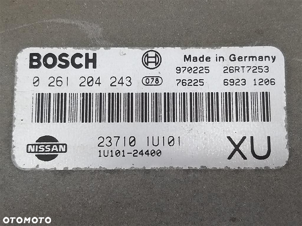 Komputer sterownik silnika Nissan Micra K11 1.0B 55KM 1992-2003 23710-1U101 - 3