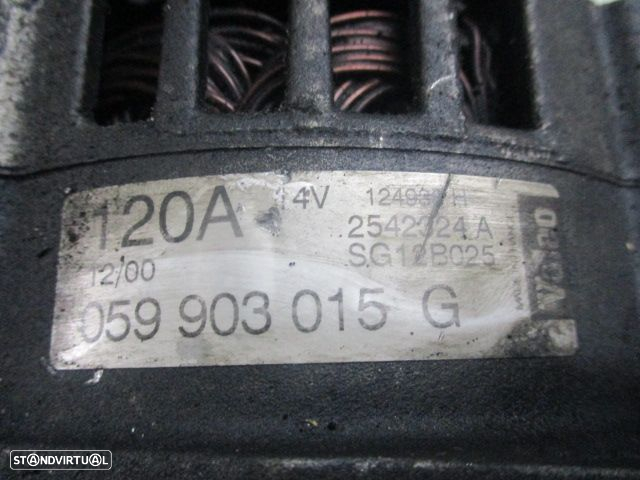 Alternador 059903015G AUDI A6 4B AVANT 1999 2.5TDI 150CV 5P AZUL AUDI A4 (8D) PHASE 2 1999 2.5TDI V6 24V 4X4 150CV 4P PRETO VALEO - 4