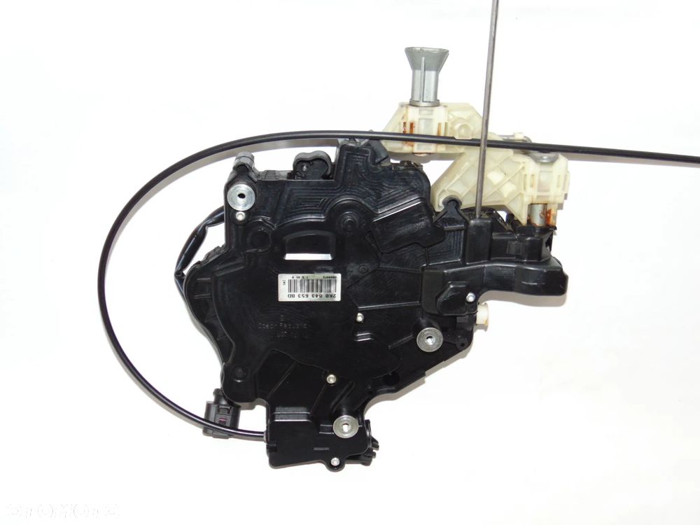 ORYGINAŁ zamek boczny tylny tył lewy mechanizm zamka drzwi przesuwnych 2K0843653BD VW Volkswagen Caddy 3 III 03-15r - 3