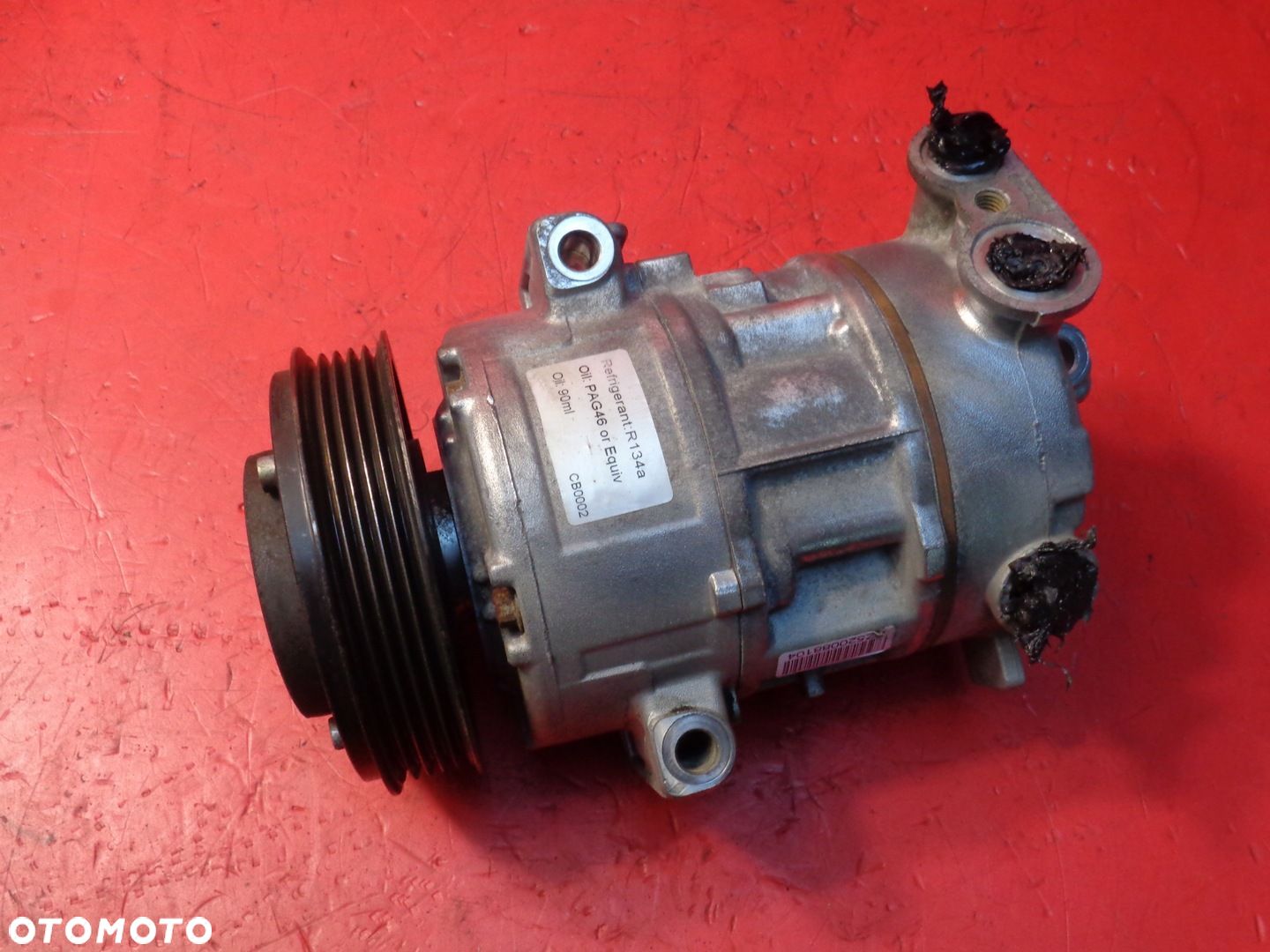Sprężarka klimatyzacji Opel Corsa Astra 1.6 Turbo Z16LER 2007r - 1