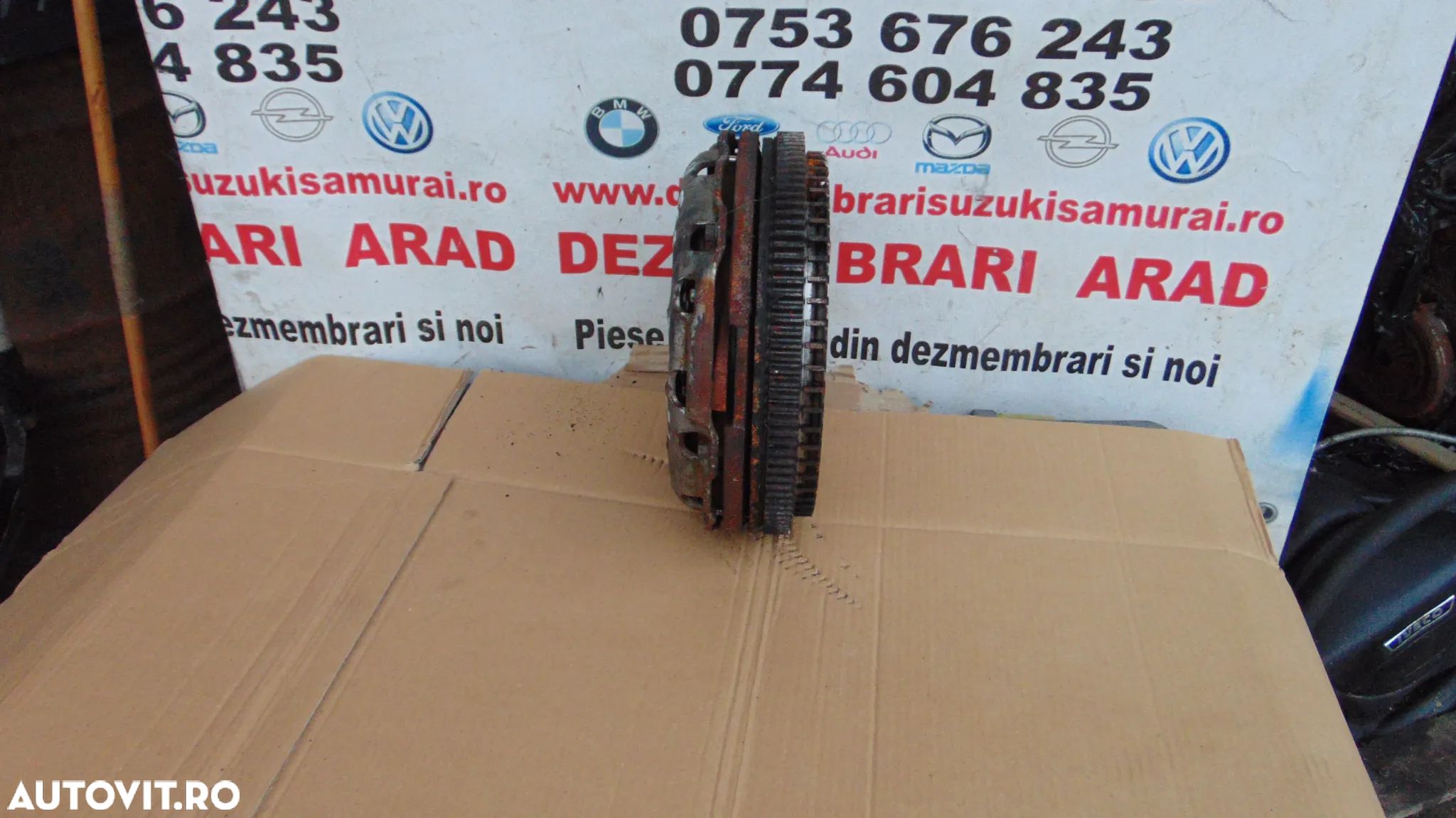 Volanta Ford Transit 2.4 placa presiune disc ambreiaj volanta transit 2.4 - 1