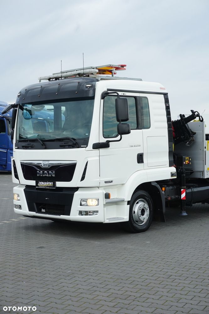 MAN / TGL / 12.250 / SKRZYNIOWY + HDS / FASSI F 65 / PILOT - 28