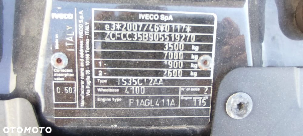 Iveco Daily KONTENER WINDA 35C16 - 12