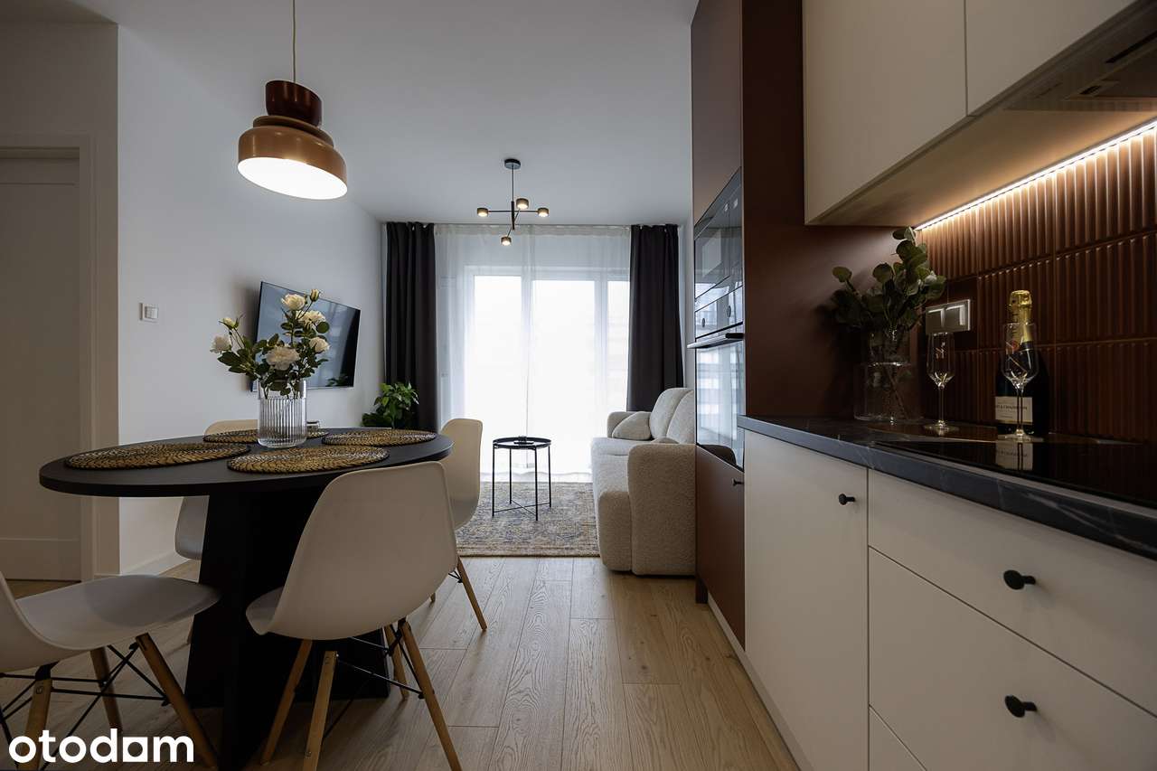 Nowe 2-pok. wysoki standard, balkon, garaż, wyposażone - BEZ PROWIZJI!