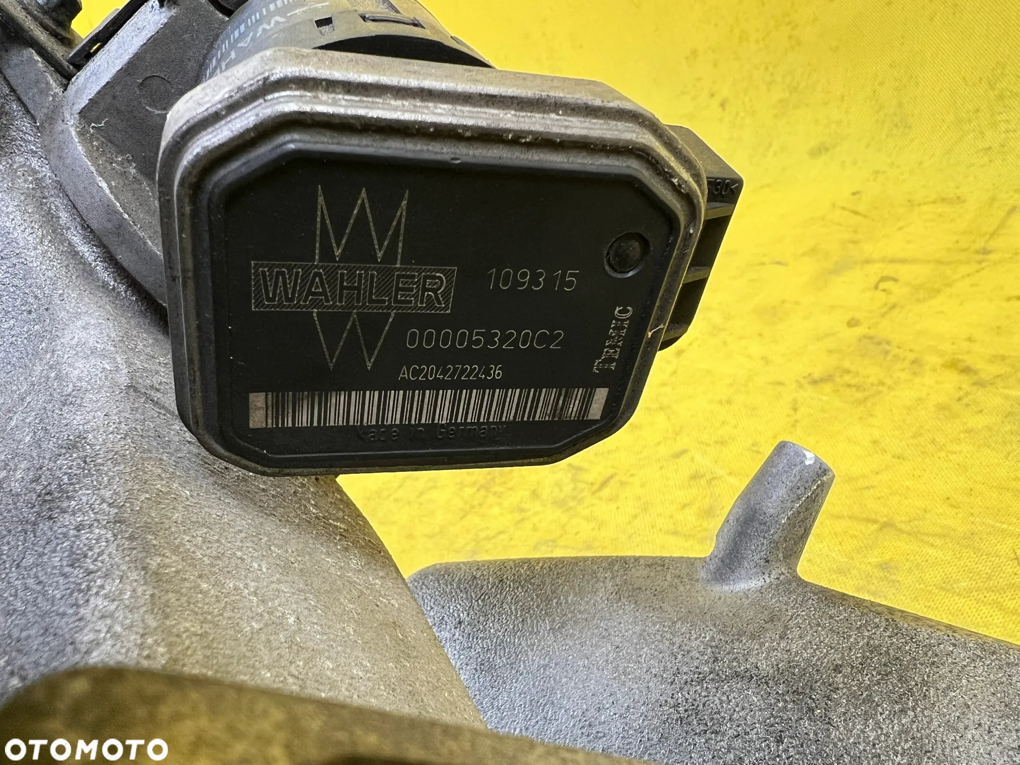 KOLEKTOR SSĄCY MERCEDES 3.2 CDI R6 A6480900037 CZUJNIK SPALIN ZAWÓR EGR NASTAWNIK - 8