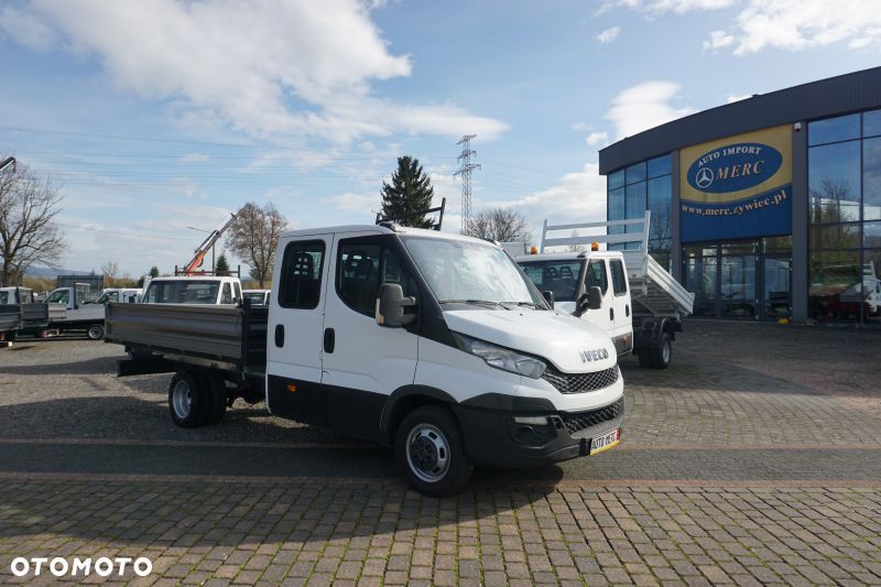 Iveco 35C13 doka brygadówka rama skrzynia wywrotka HDS - 3