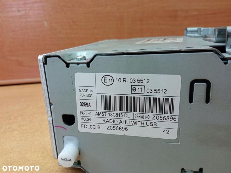 RADIO FABRYCZNE FORD FIESTA MK7 AM5T-18C815-DL - 2
