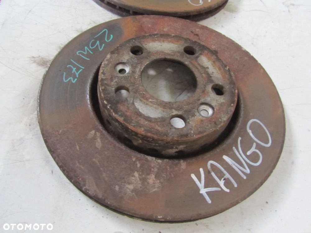 renault kangoo II 1.5 dci 10r->tarcze hamulcowe przód - 3