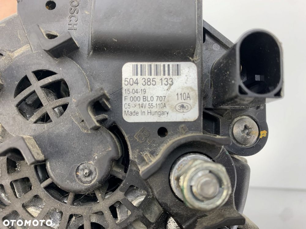 alternator bosch 110A fiat ducato III lift 2016r 2.3 multijet euro5 504385133 - 4