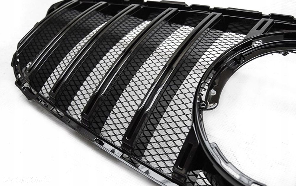 atrapa grill kratka black czarna tuning gt-r mercedes c klasa 205 lift lci - 3