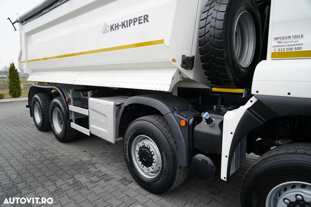 MAN TGS 41.460 / 8X8 / ​​​​BASCULĂ SPATE / KH KIPPER / MANUALĂ / NAVI / EURO 6 - 20
