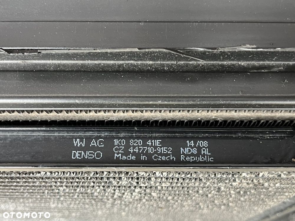 KOMPLET CHŁODNIC WODY KLIMATYZACJI WENTYLATORY CHŁODNICA INTERCOOLER AUDI A3 VW GOLF 5 CADDY TOURAN PASSAT B6 SEAT SKODA 1.6 1.8 BENZYNA 2.0 TDI - 3