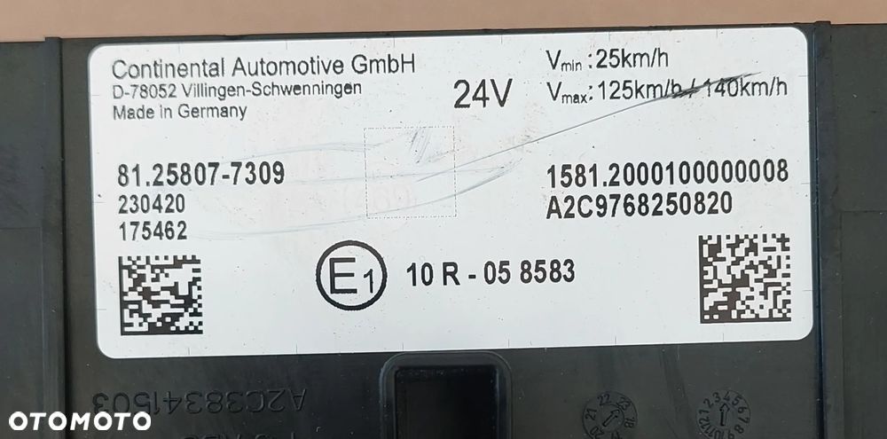 MAN TG3 LICZNIK ZEGARY - 2