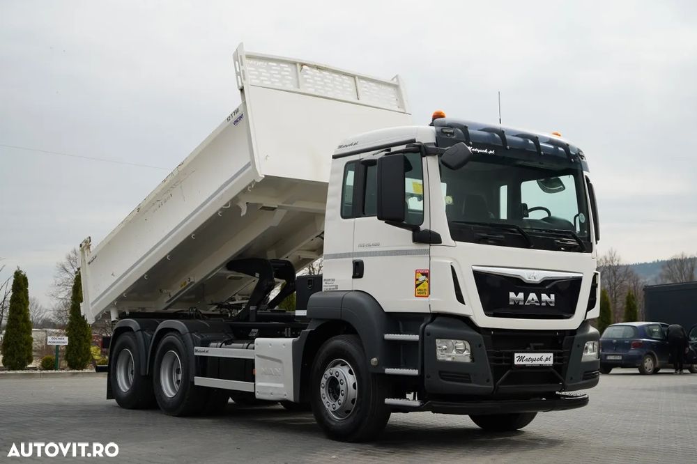 MAN TGS 26.400 / 6X4 / BASCULATOR DUBLĂ / HYDRODOLTA / AUTOMAT / EURO 6 - 7