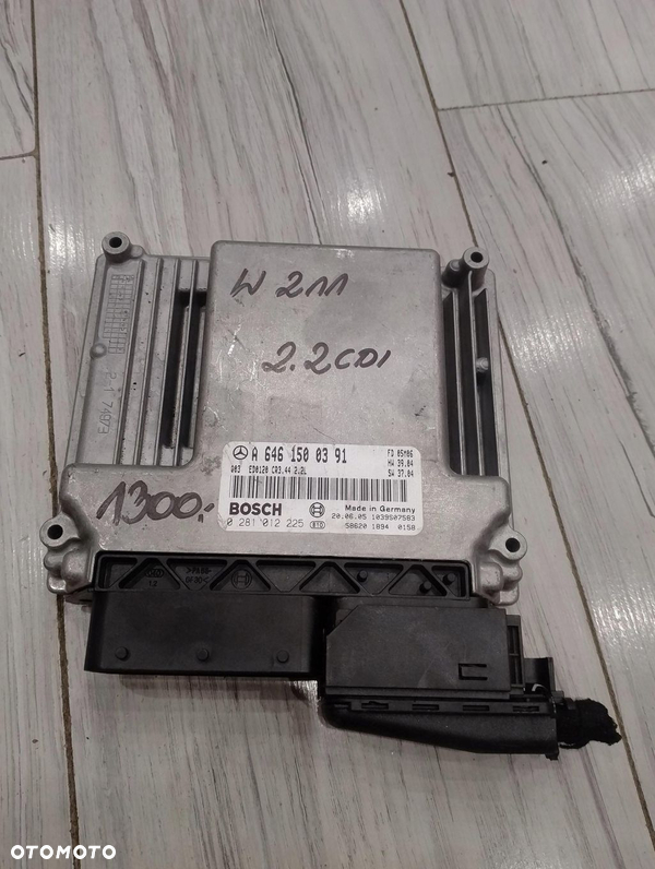KOMPUTER STEROWNIK A6461500391 0281012225 E MERCEDES W211 2.2CDI