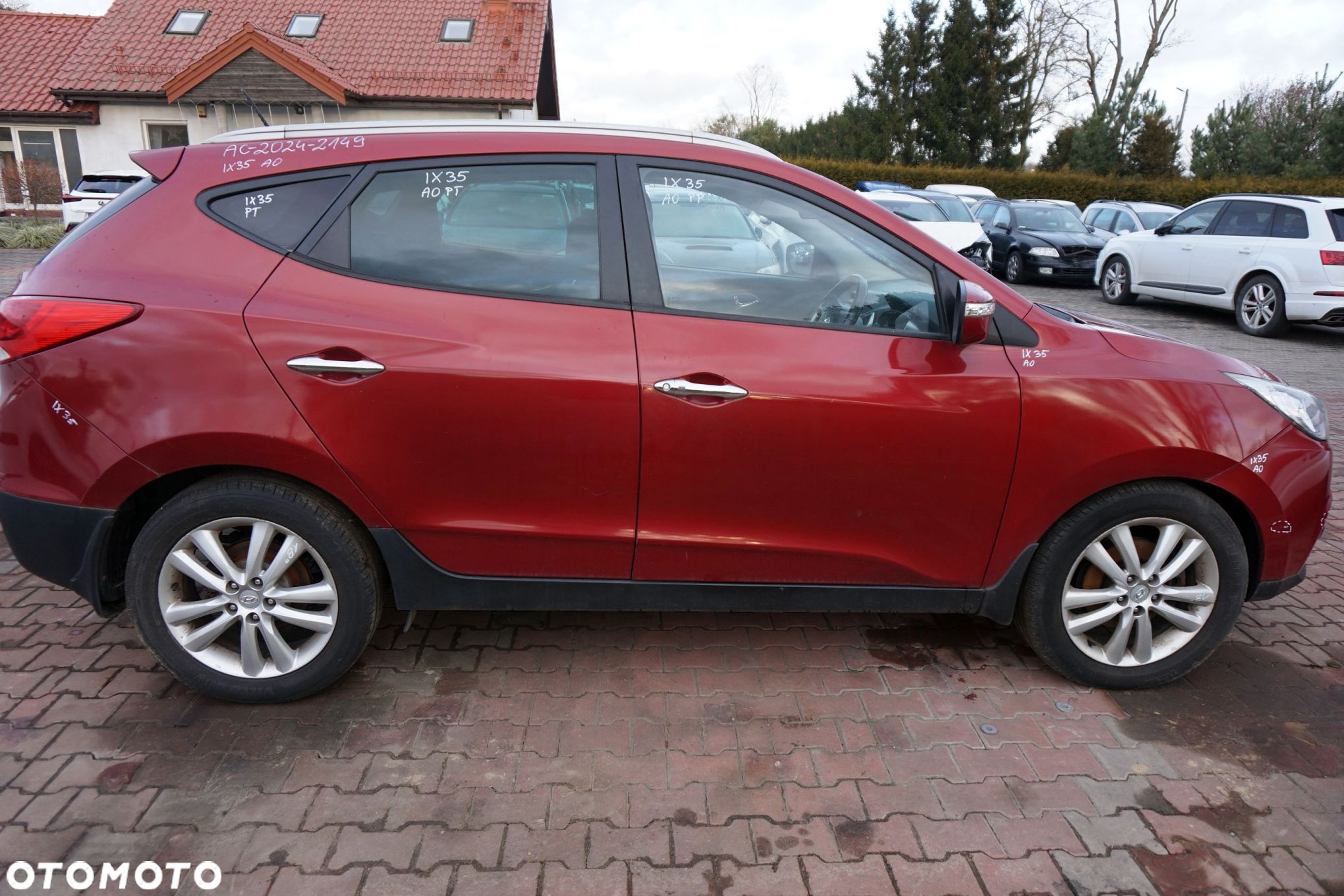 HYUNDAI IX35 I  2010 AA1 A0 2.0 CRDI D4HA 136KM 4X4 4WD CZERWONY (INFRA RED) na części - 6