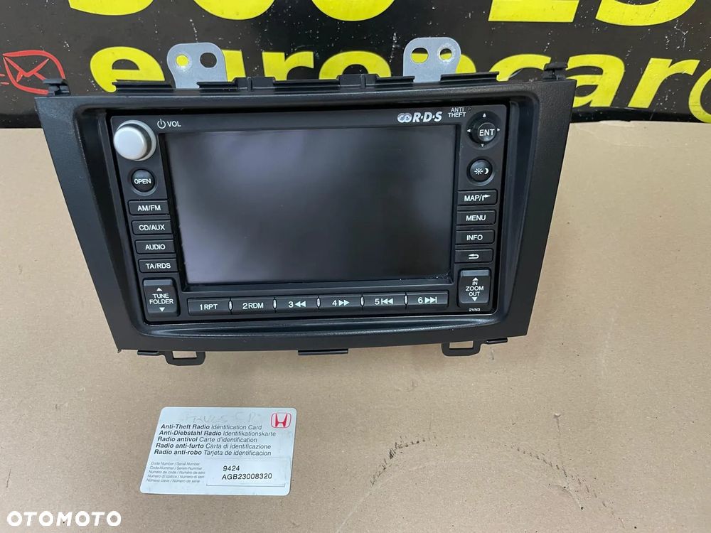 HONDA CR-V III RADIO NAWIGACJA 2VN3 39540-SWA-E050-M1 Z KODEM - 2