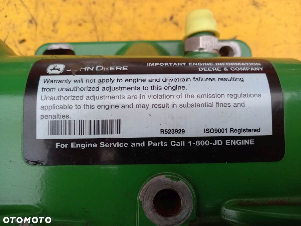 Głowica filtra paliwa silnika John Deere 7280R - 2