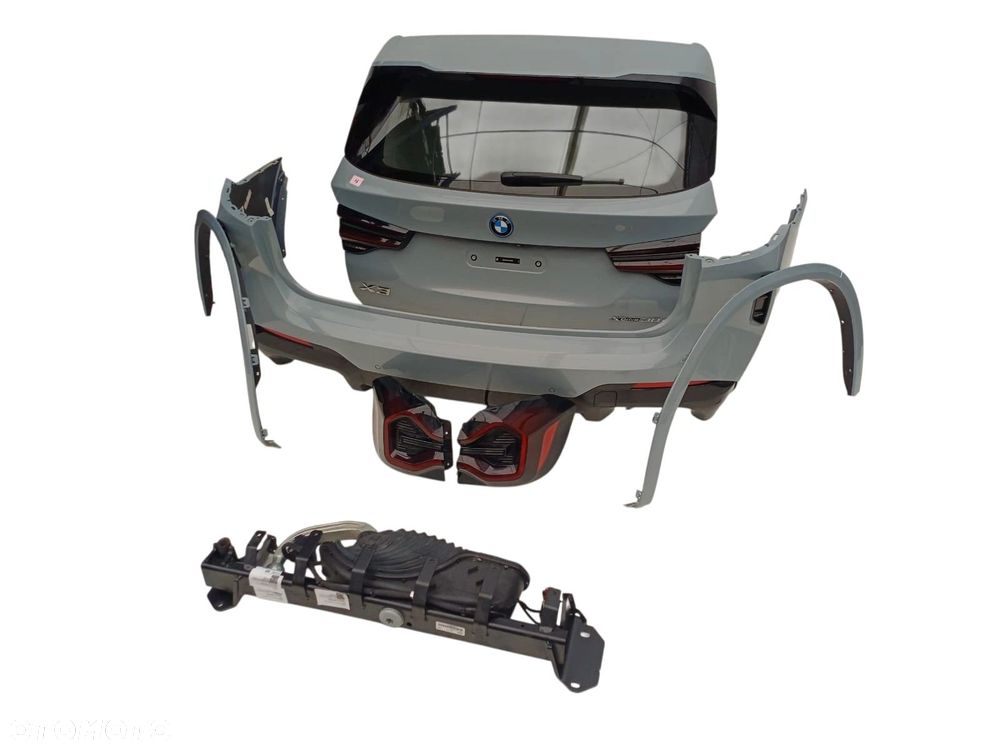 BMW X3 G01 ZDERZAK KLAPA LAMPY SIERPY HAK TYŁ KOMPLET C4P BROOKLYN GRAU METALLIC - 7