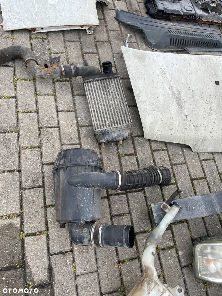 Fiat DUCATO II BOXER 02- BŁOTNIK PRAWY LEWY PRZÓD lampa maska zderzak pas przedni chłodnice belka BIAŁY - 5