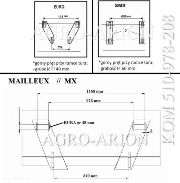 WYPRZEDAŻ-Łyżka do tura-ŁYCHA szypa EURO/SMS/MX/TUZ/mailleux-DOWÓZ - 2