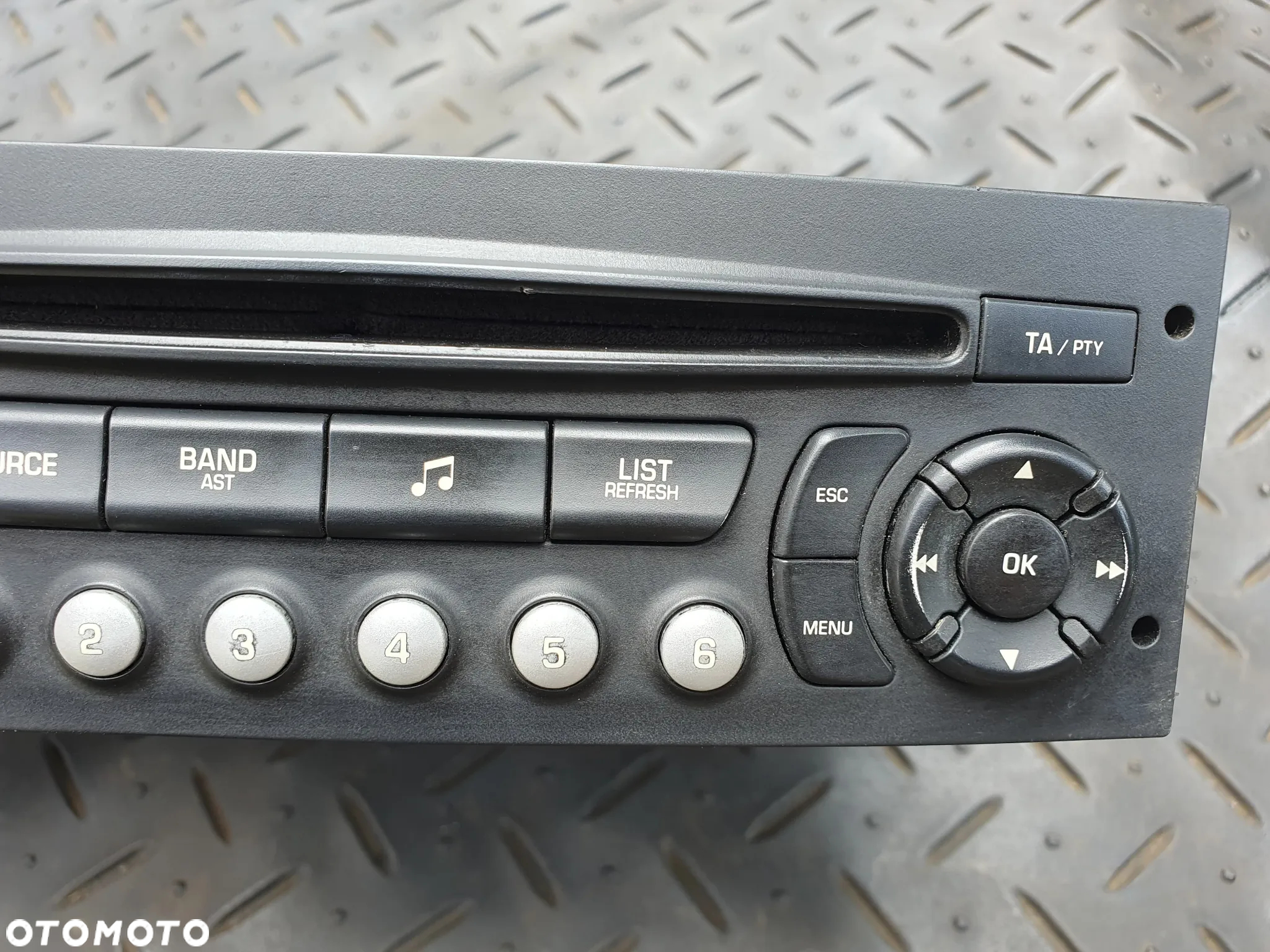 PEUGEOT CITROEN C4 PICASSO RADIOODTWARZACZ RADIO FABRYCZNE RD4N1-00 96639629XT - 3