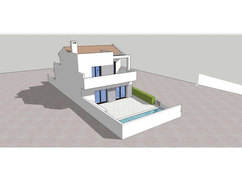 Moradia T2+1 com estilo contemporâneo a poucos minutos da praia na ... - Grande imagem: 3/22