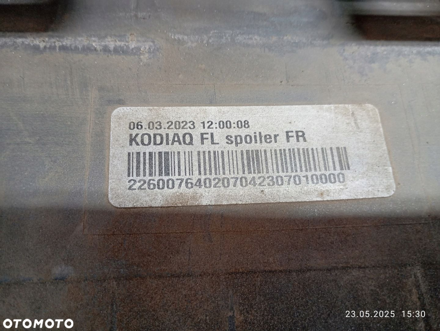 SPOILER DOKŁADKA ZDERZAKA SKODA KODIAQ LIFT 565 - 10