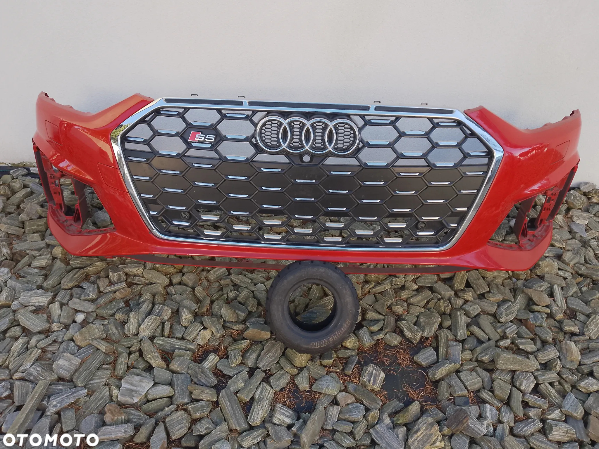 AUDI A5 S5 F5 B9 8W6 LIFT 2019- S-LINE ZDERZAK PRZEDNI PRZÓD 8W6807437 - 2