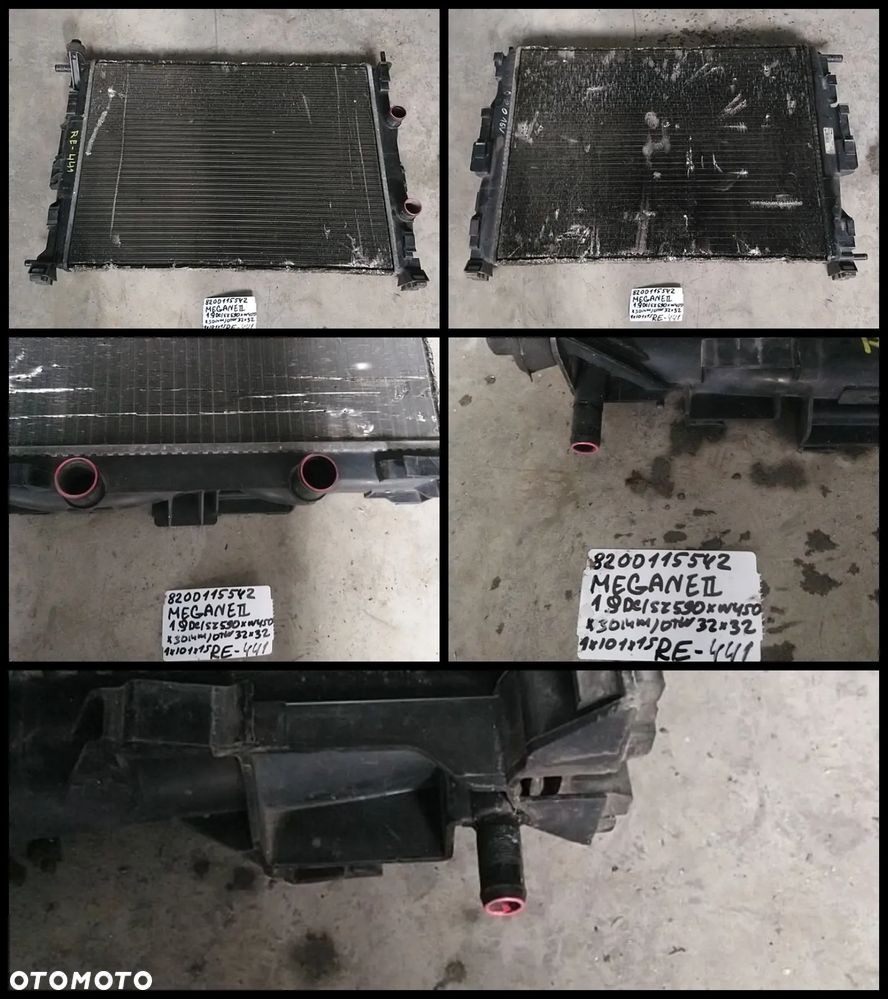 RENAULT CHŁODNICA WODY - 20