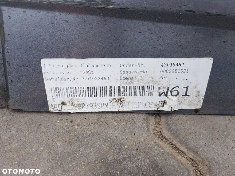 BMW 3 E93 E92 LIFT 10-13r LISTWA PROGOWA LEWA M-PAKIET A52 SPACEGRAU - 10